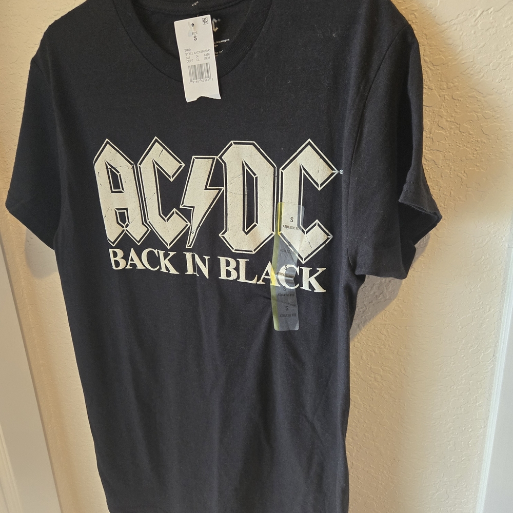 AC/DC Black Graphic Tee